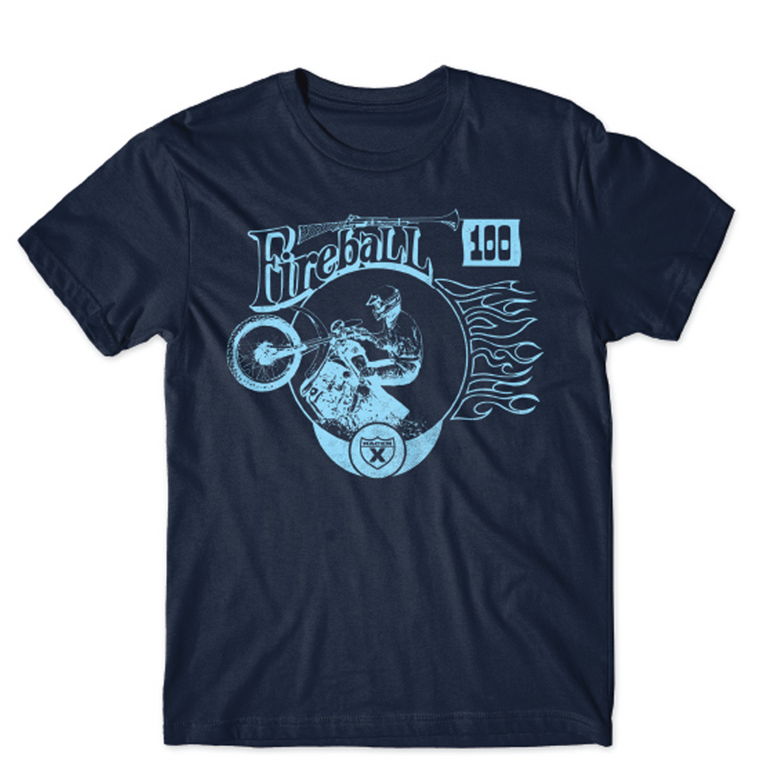 Navy Fireball Tee