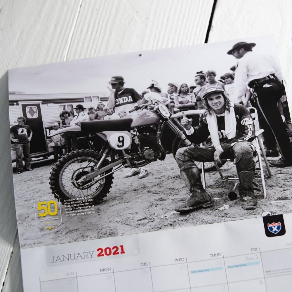 2021 Racer X Calendar: Celebrating 50 Years of AMA Pro Motocross