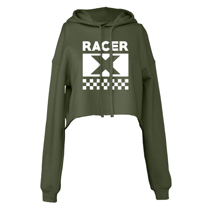 Sleeve Checkers Women's Cropped Hoodie