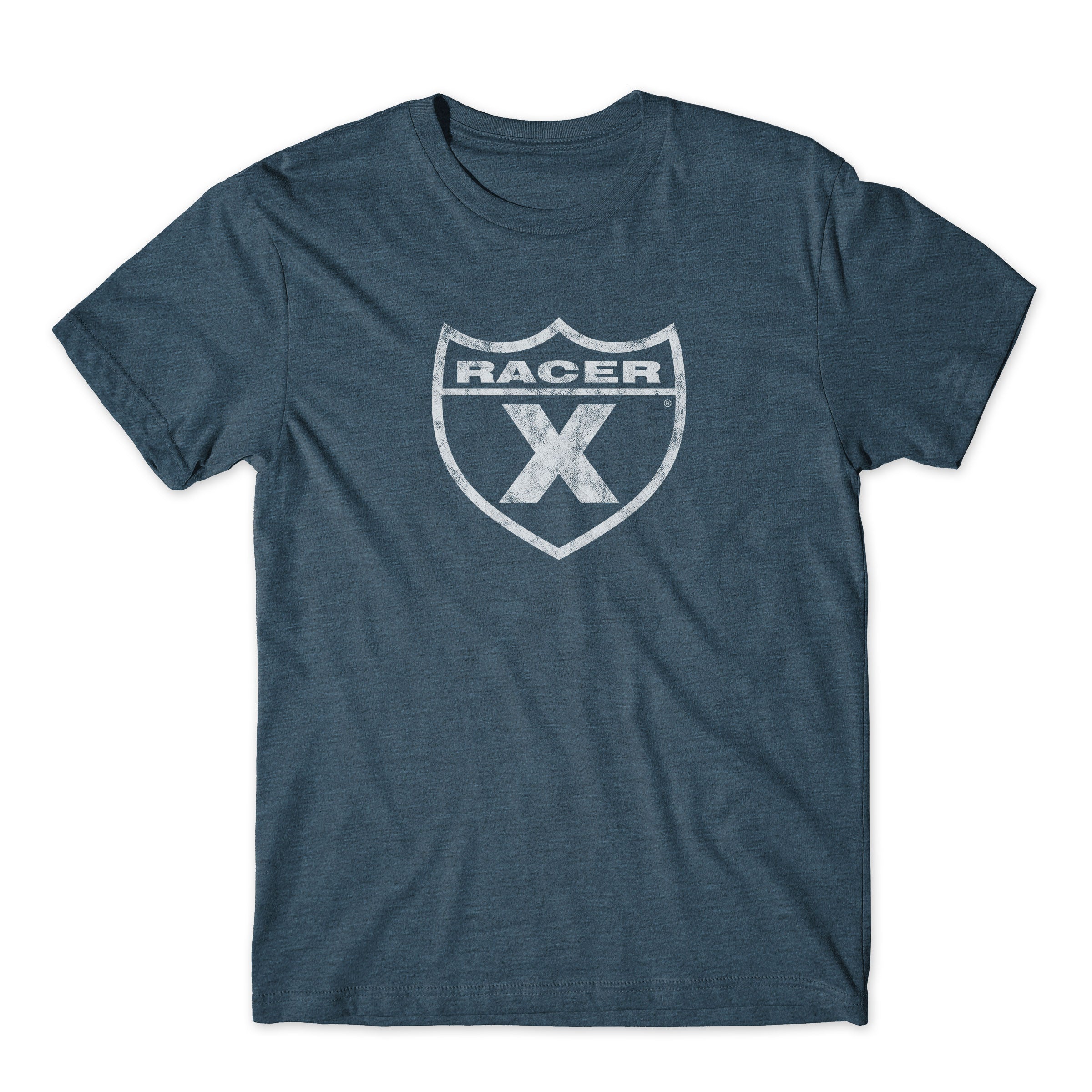 【SCENERITY】Racer Dying Tshirt Jade Distressed Shield Tee – Racer X Brand