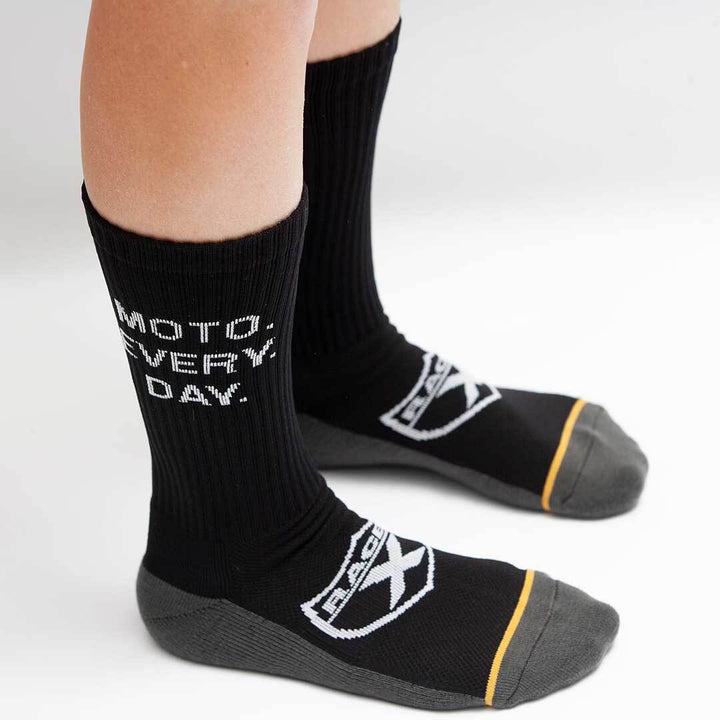 Moto. Every. Day. Sock
