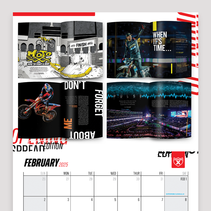 2025 Racer X Calendar: Opening Spread Edition