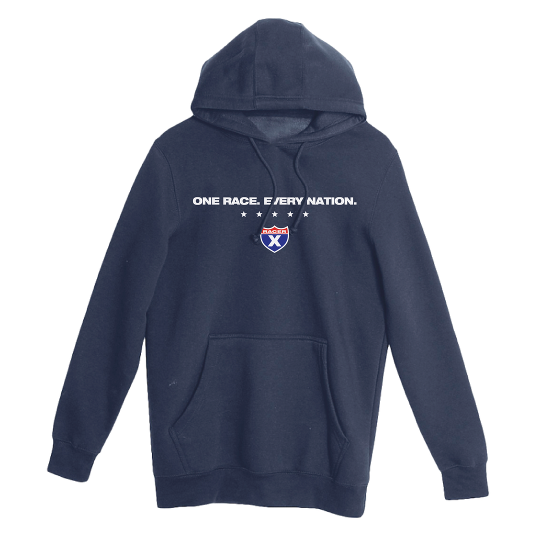 One Race. Every Nation. Heavyweight Hoodie