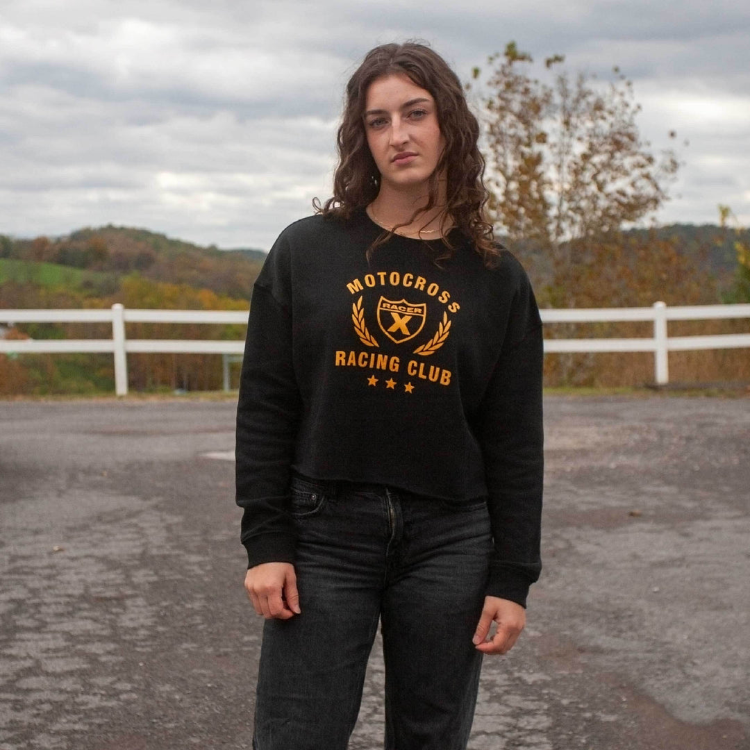 Moto Club Cropped Crew