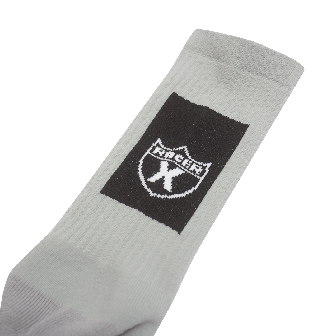 Gray Line Up Sock