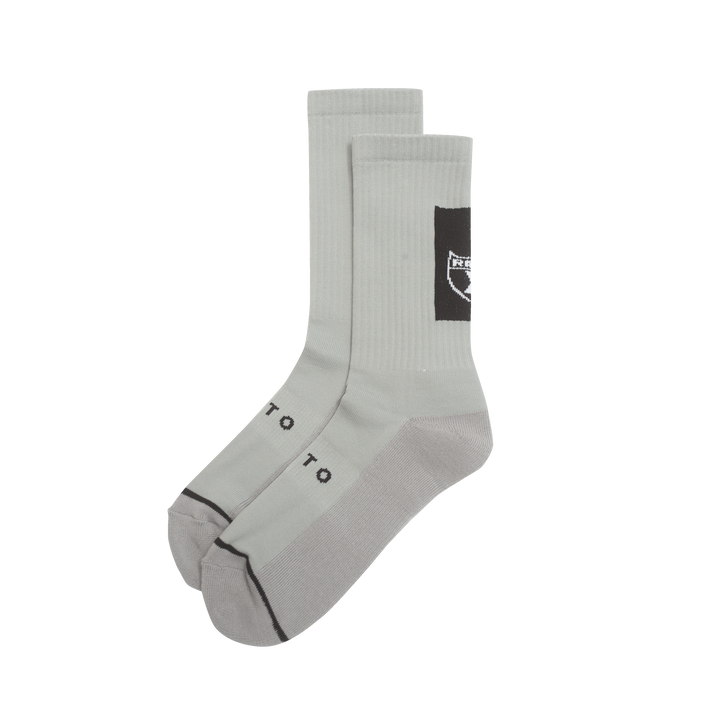 Gray Line Up Sock