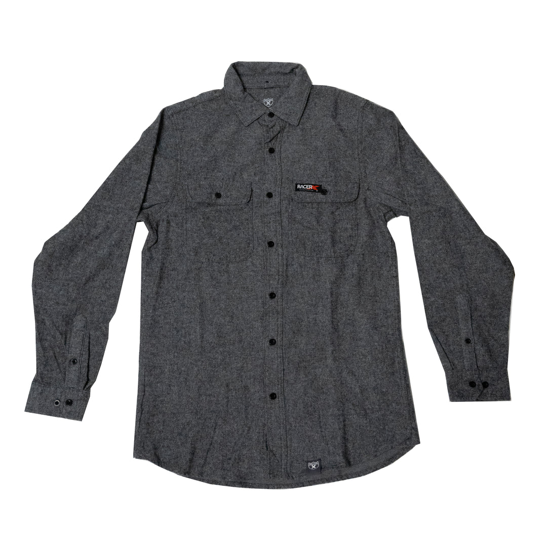 Gray Victor Flannel