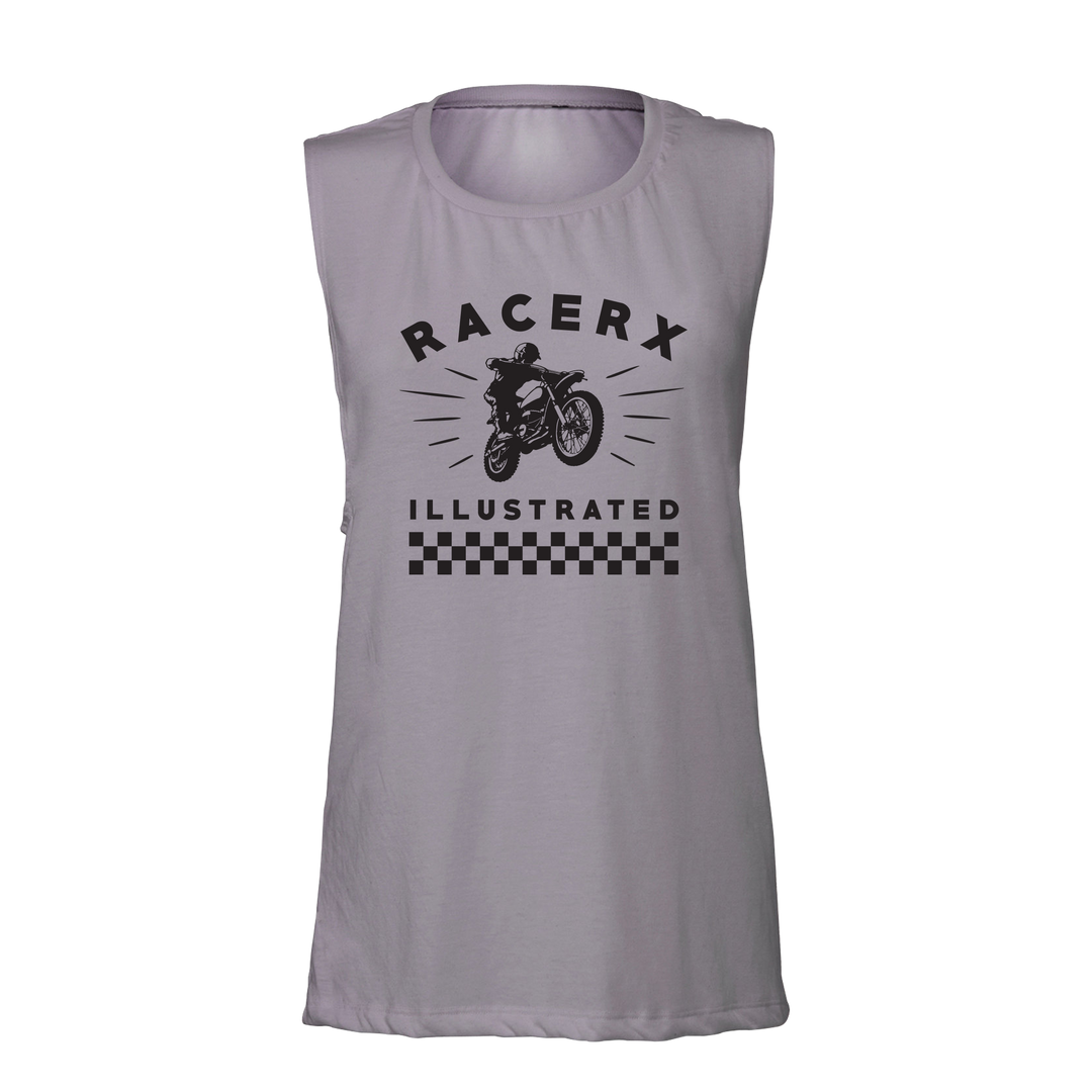 Vintage Checkers Women's Muscle Tank